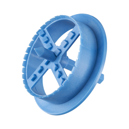 PVC fréza na polystyrénovoú zátku 70mm modrá