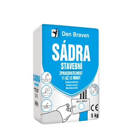 Sadra stavebná 5 kg vrece