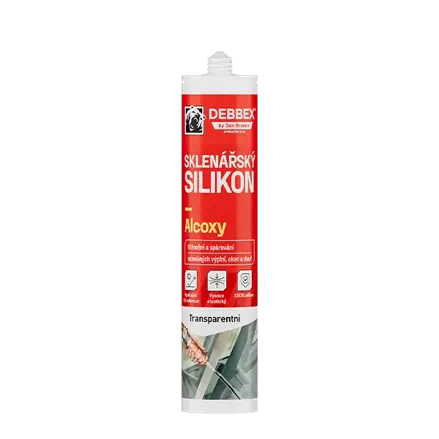 Sklenársky silikón ALCOXY 280 ml kartuša transparentná