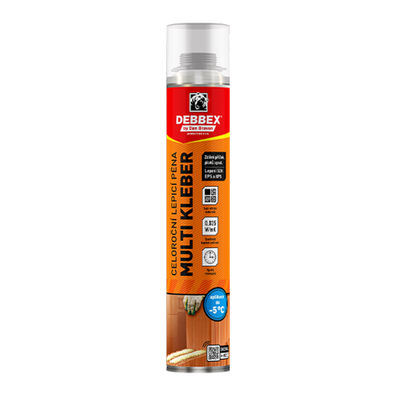 MULTI KLEBER 750 ml pištoľová dóza žltá