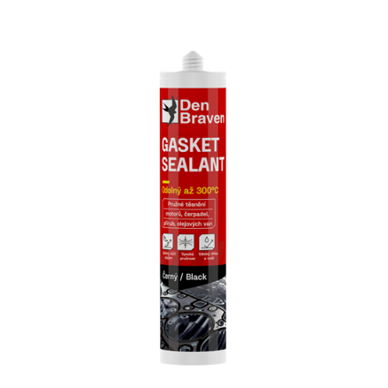 Gasket sealant čierny 280 ml kartuša čierna