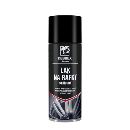 Lak na ráfiky – strieborný 400 ml aerosólový sprej