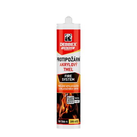 Akrylový protipožiarny tmel 310 ml kartuša biela