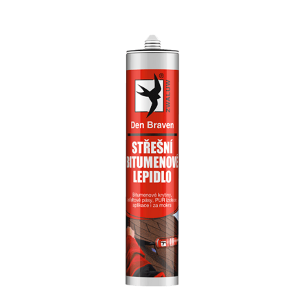 Strešné bituménové lepidlo (Tixoplast) 310 ml kartuša čierna