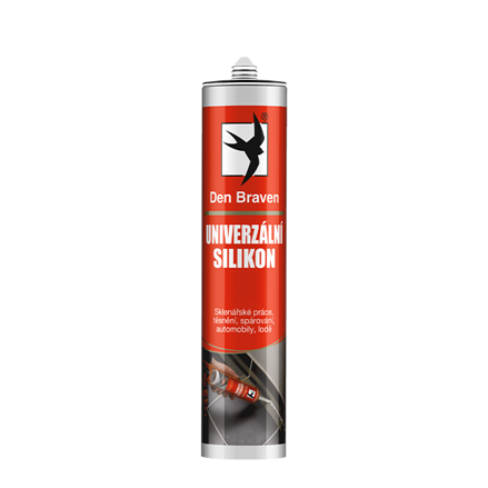 Univerzálny silikón 280 ml kartuša čierna