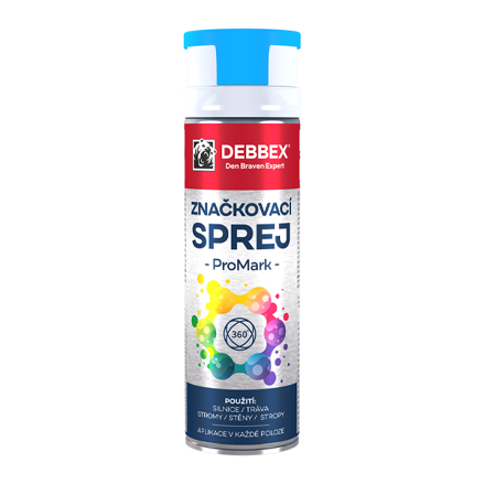 Značkovací sprej PROMARK 500 ml aerosólový sprej modrá