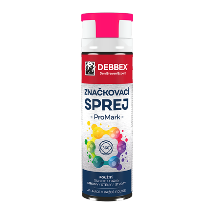 Značkovací sprej PROMARK 500 ml aerosólový sprej ružová