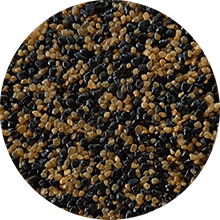 Tekutá podlaha 15,91 kg vedro čierna & okrová