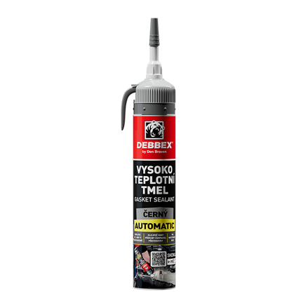 Vysokoteplotný tmel Gasket Sealant červený AUTOMATIC 200 ml kartuše AUTOMATIC čierna