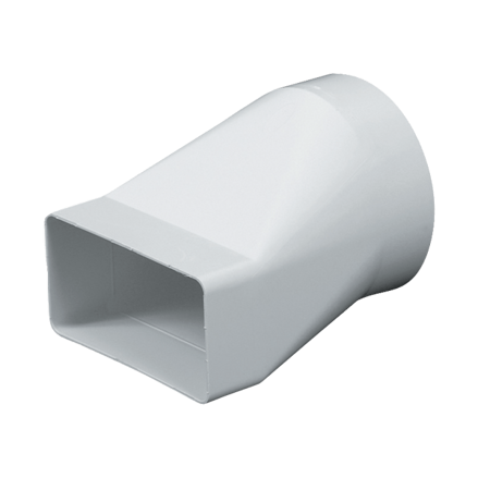 Prechodový prvok Ø 125 mm, 150 × 75 mm