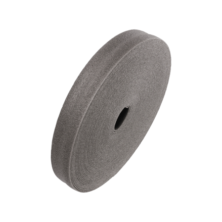 Dilatačný pás s fóliou, 100 × 10 mm, dĺžka 25 m sivá