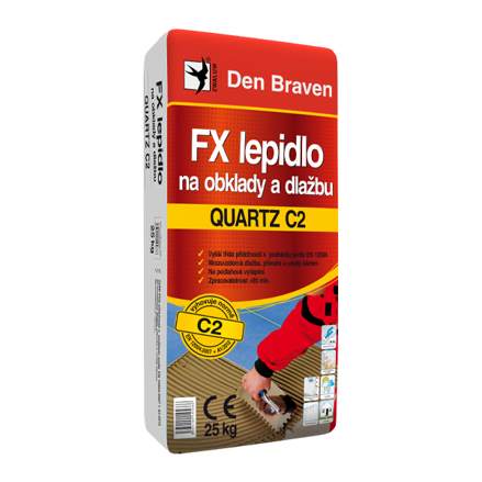 FX lepidlo na obklady a dlažbu QUARTZ C2 25 kg vrece