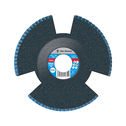 Lamelový kotúč – stroboskopický UNI 3D 115 × 22 mm, P60