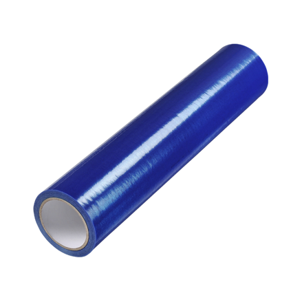 Ochranná samolepiaca fólia na okná a dvere LDPE 500 mm × 75 m modrá