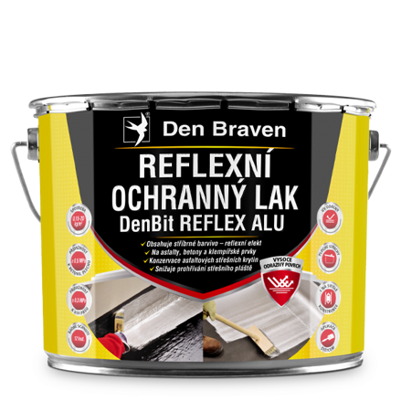 Reflexný ochranný lak DenBit REFLEX ALU 9 kg plechovka